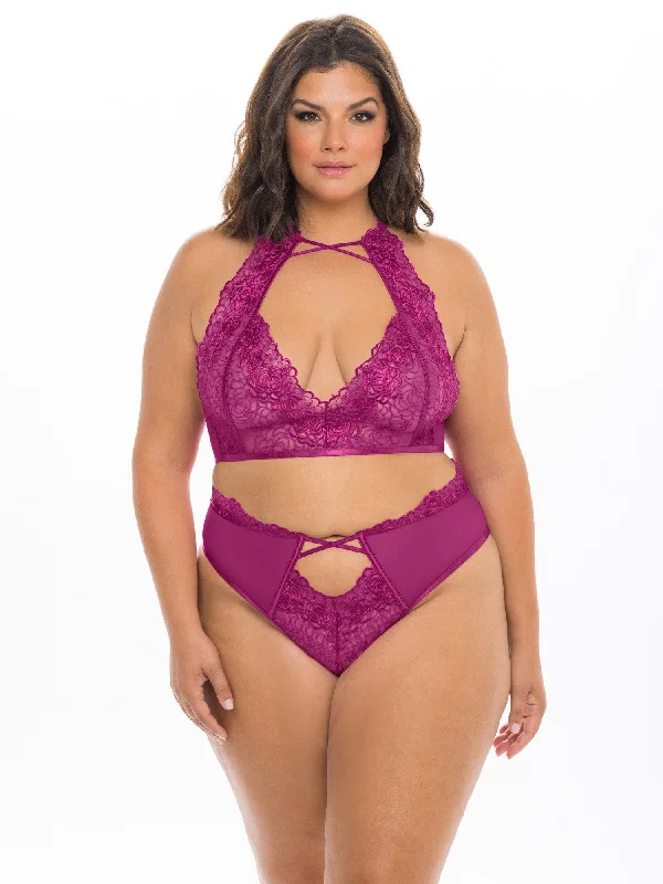 Bonus Offer Curvy Abrielle Lace Bra Set