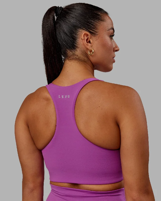 Fantastic Offers Ace Long Line Bra - Hyper Violet