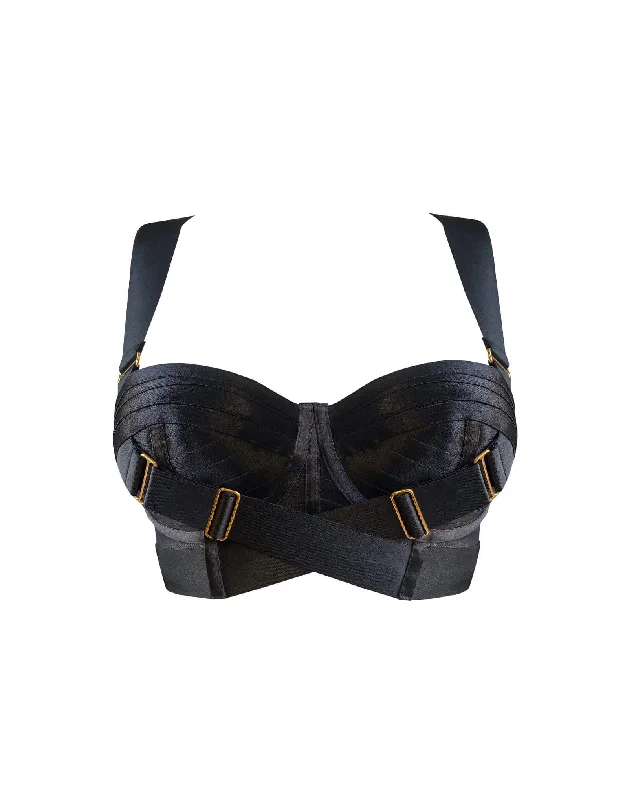 Weekend Deals That Sizzle Retta Padded Bodice Bra Black