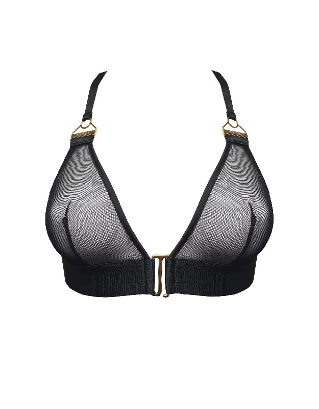 Seasonal Sale Retta Soft Triangle Bra Black
