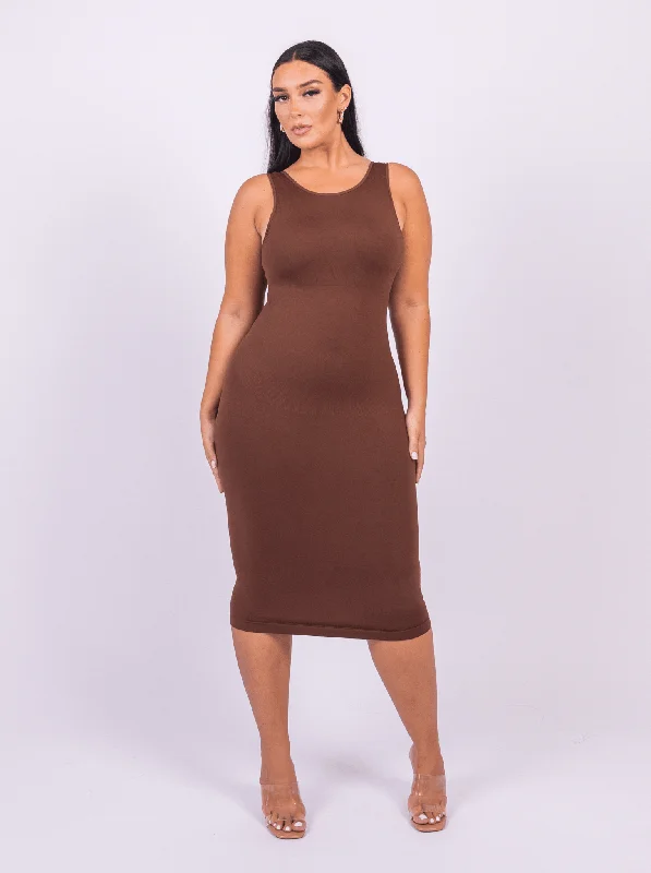 Weekend Flash Sale Caprice - Shapewear Dress Halter Top Maxi