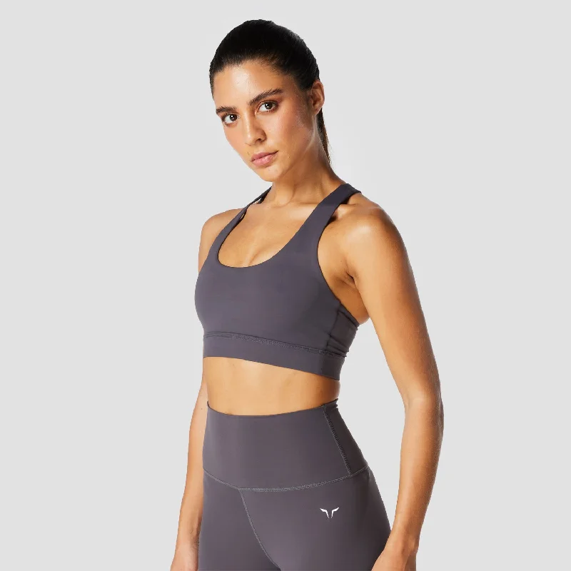 Stock Up and Save Core Agile Bra - Charcoal