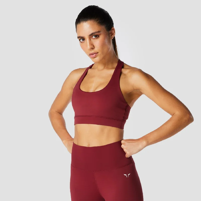 Price Drop Core Agile Bra - Ruby Red