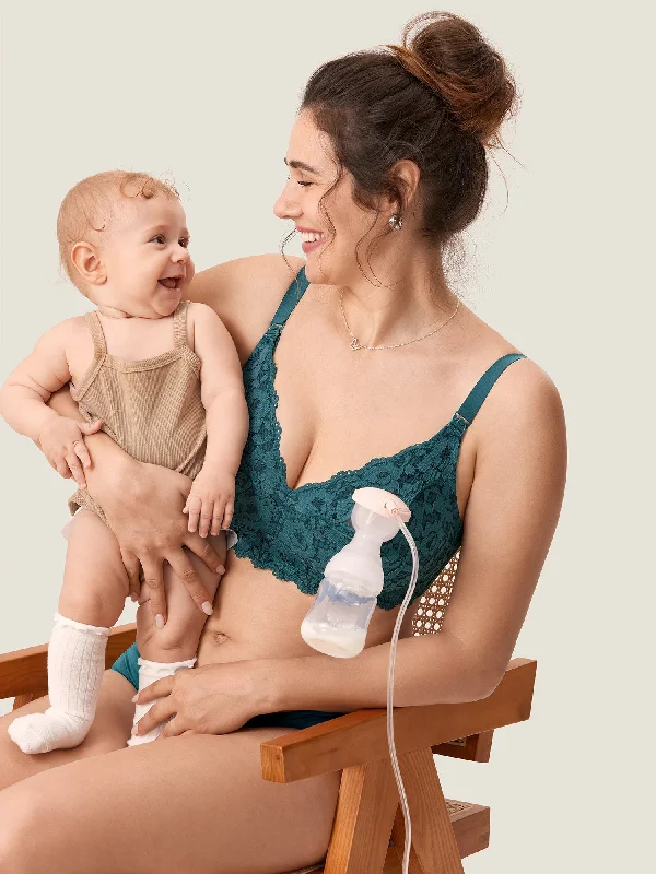 Exclusive Deal Cotton Lining Hands Free Pumping Bra