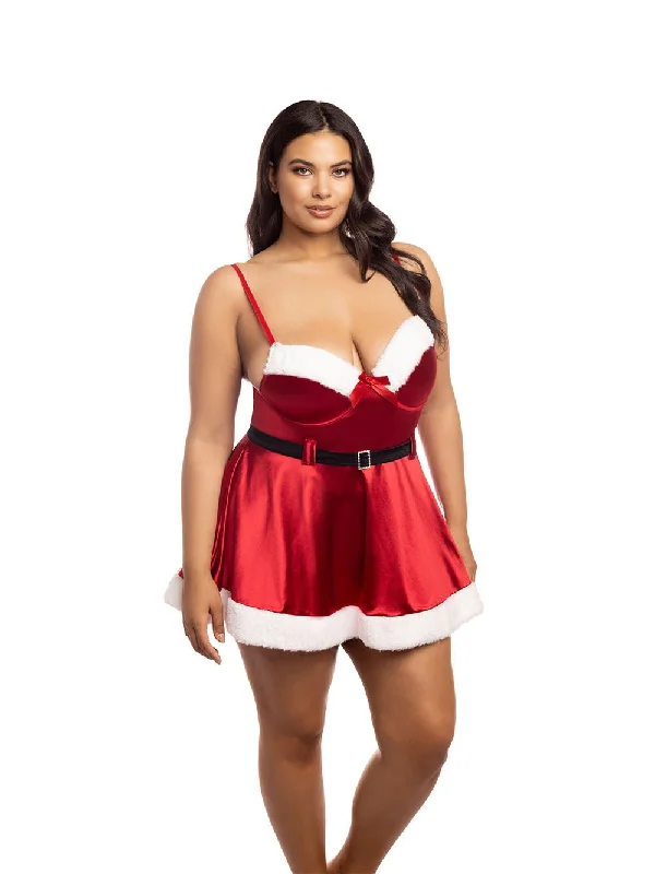 Price Drop Curvy Holiday Vixen Chemise
