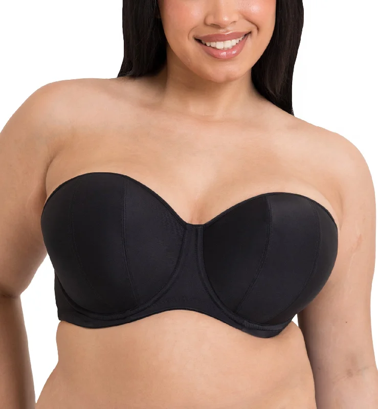 Epic Deals Curvy Kate Luxe Multiway Strapless Underwire Bra (CK2601) - Jet Black
