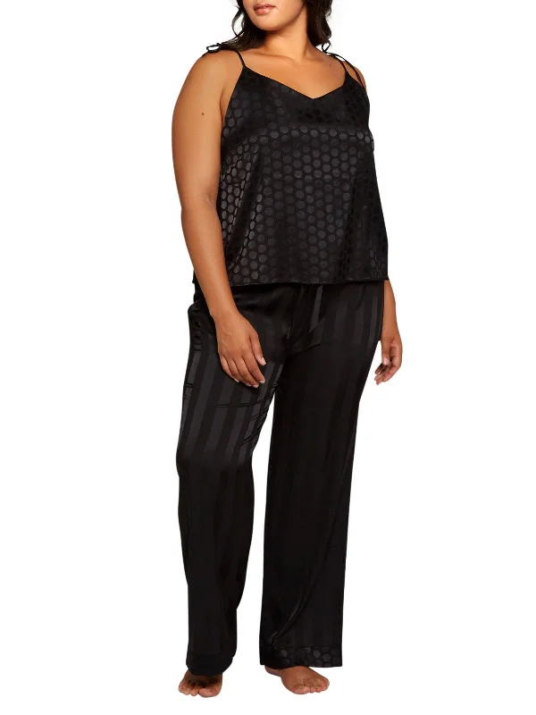 New Deal Women's Delphine Plus Size Cami Set