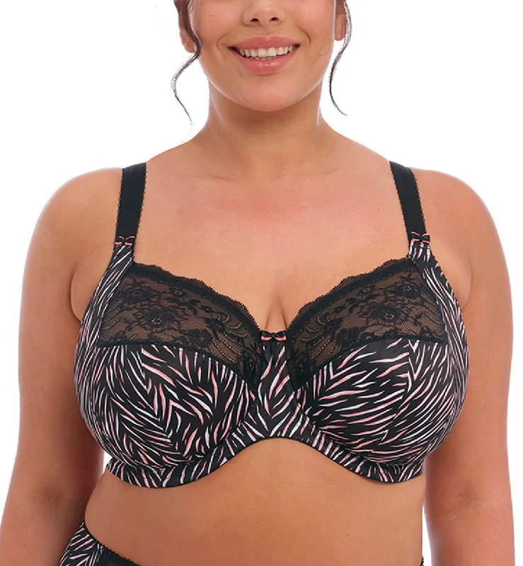 Weekend Flash Sale Elomi Morgan Stretch Lace Banded Underwire Bra (4110) - Serengeti
