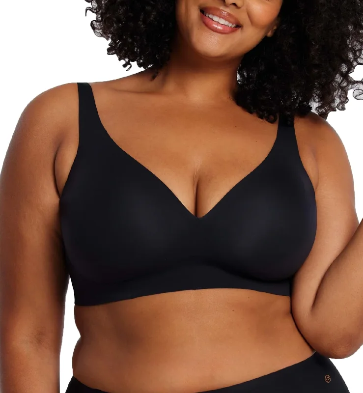 Weekend Savings Galore Evelyn & Bobbie Starlette Plunge Bralette (1842) - Black