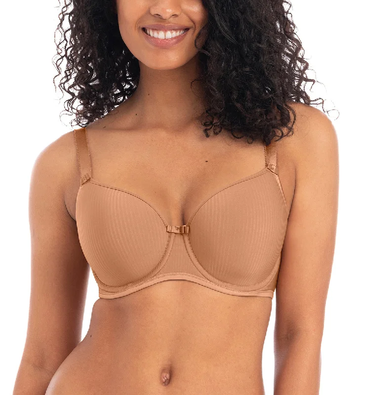 Sale Event Freya Idol Molded Sweetheart Balcony Underwire Bra (1050) - Cinnamon