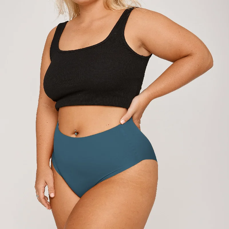 Limited Availability High-Rise Bikini Brief - Seamless Ultrasmooth - Neptune