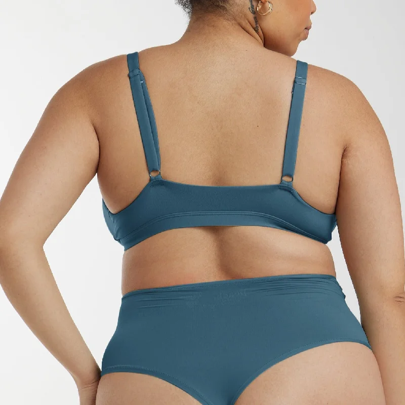 Big Discounts High-Rise Thong - Super Stretch - Neptune