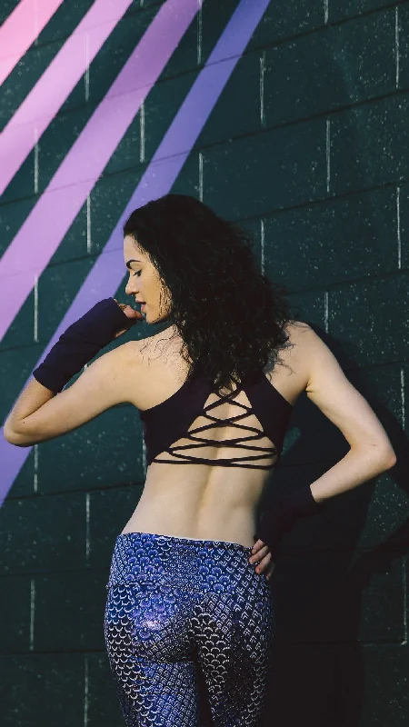 Value Deals Lace Up Racerback Crop
