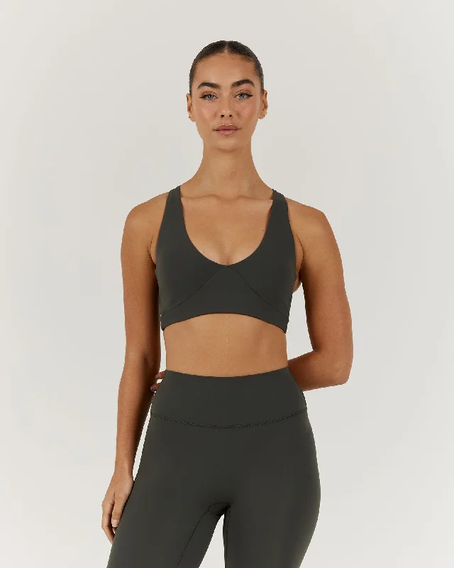 Super Bargain LUXE KIKI BRA - FOREST