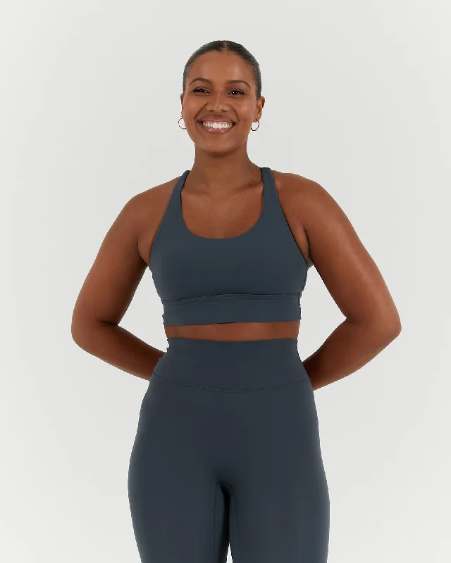 Act Now LUXE STRAPPY BRA - ALLOY
