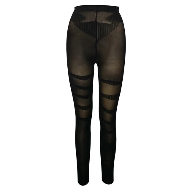 Season Finale Sale "Irresistible" Power Mesh High-Waisted Compression Leggings