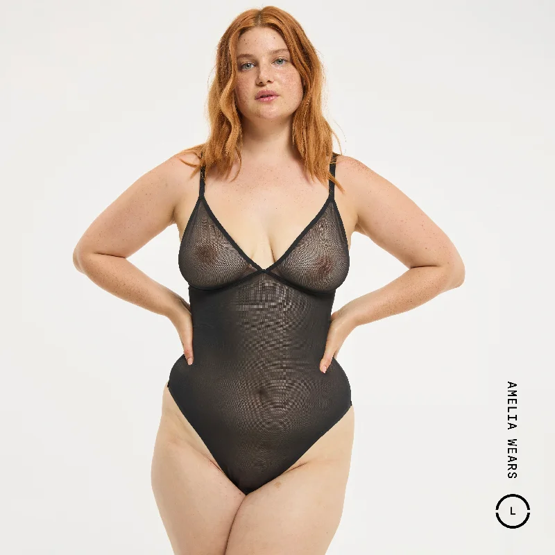 Amazing Deals Mesh Tri Bodysuit