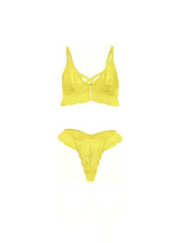 Super Sale Noell Lacey Bra Set