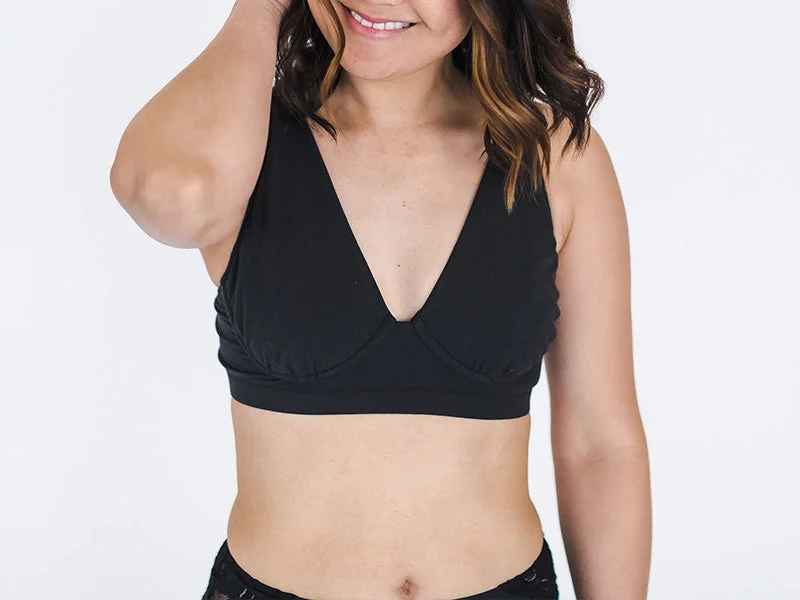 One-Day Only Portia Wireless Bra, Black