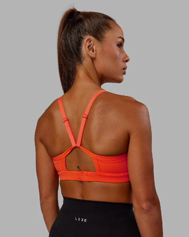 Best Bargains Rapid Sports Bra - Ultra Orange