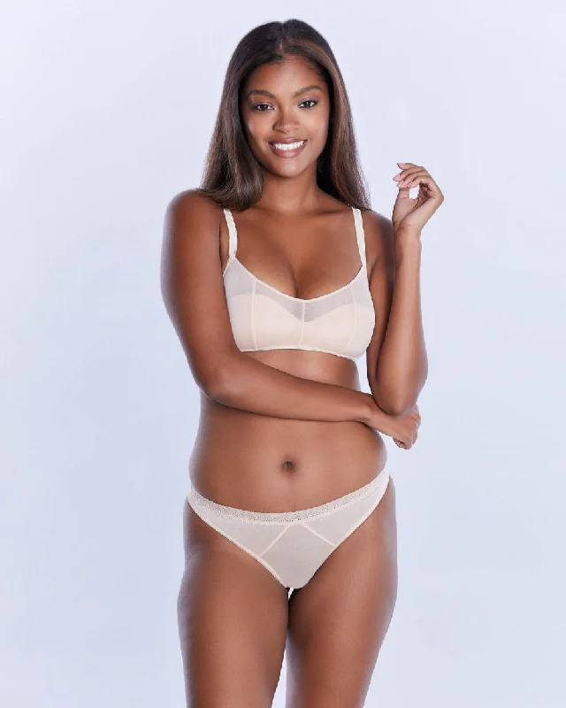 Special Buy Jet Set Mesh Lightly Lined Bandeau Bra