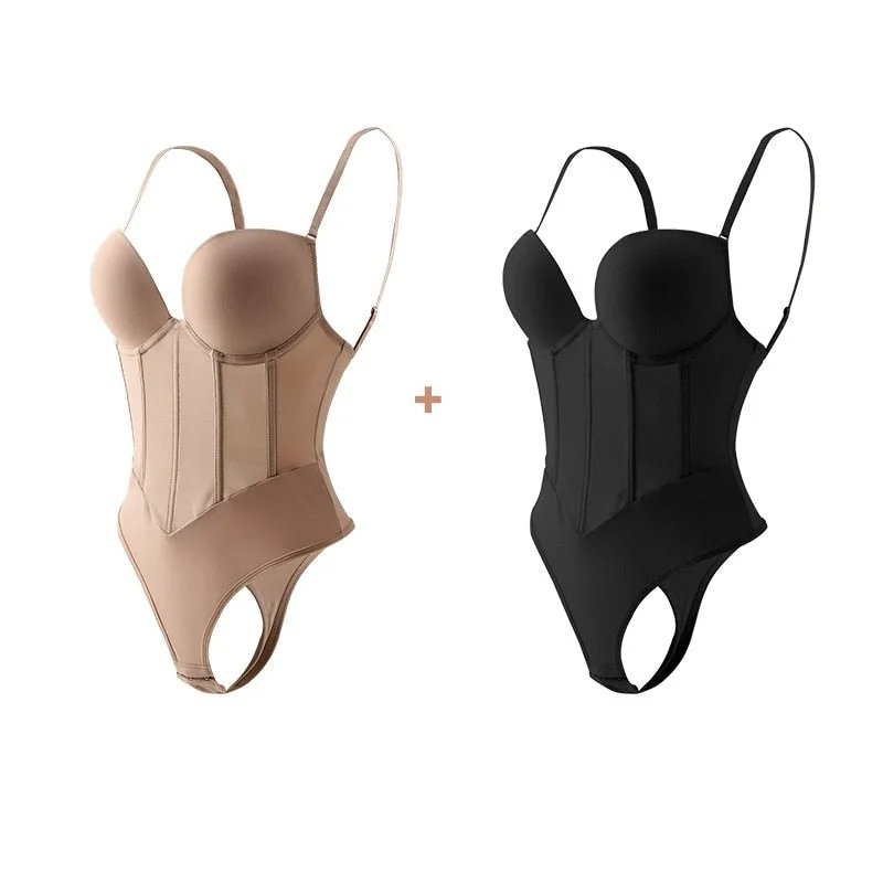2 pcs Nude+Black