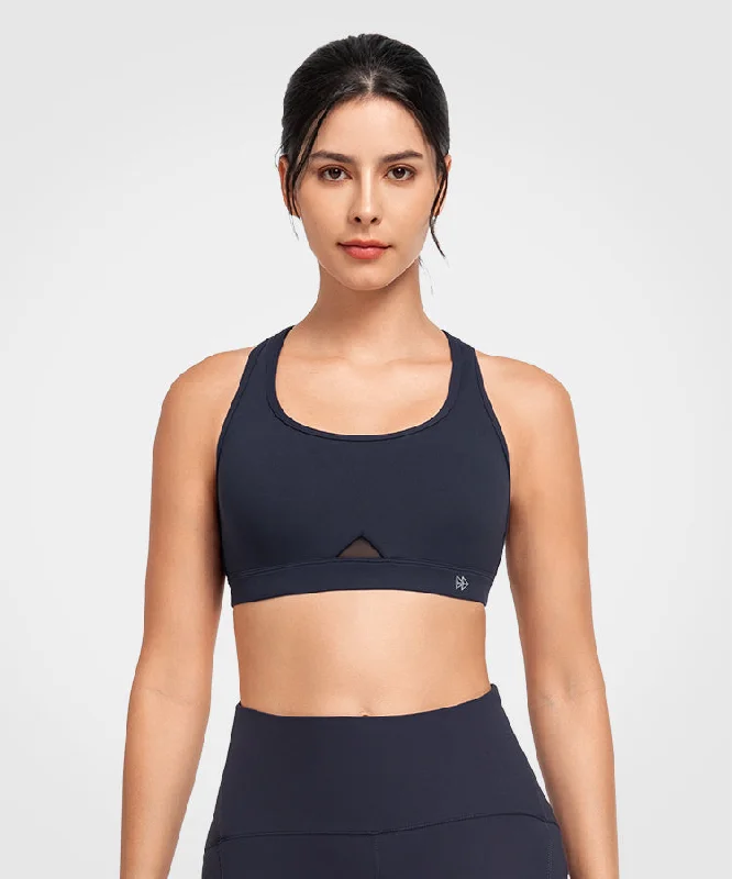 Fantastic Offers Shift Scoop Neckline Cut-Out Padded Yoga Bra | Women's Light Support Sports Bra