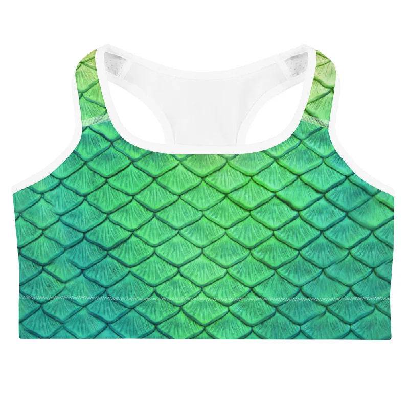Final Clearance Shoal Green Sports Bra