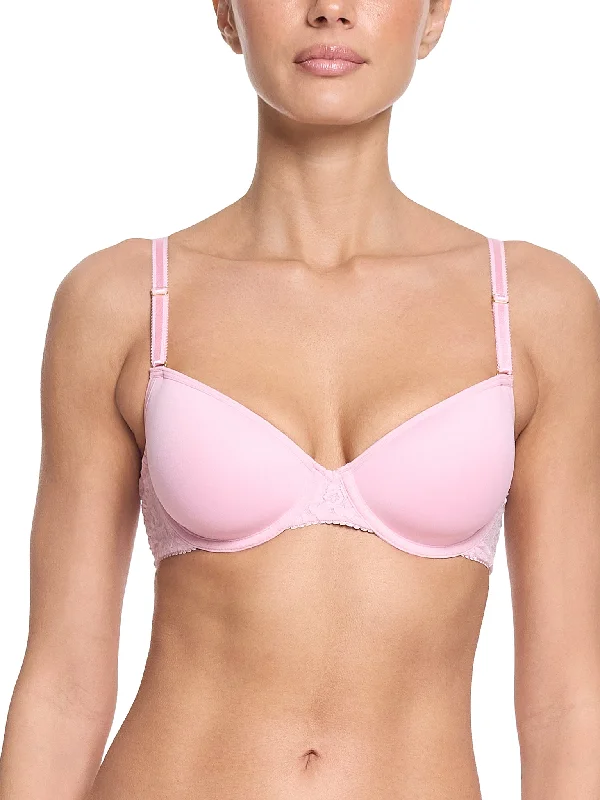 Midnight Madness Signature Lace T-Shirt Bra Bliss Pink