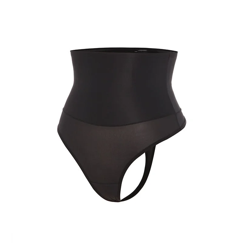 Bargain Bin Smoothing High-Waisted Tummy-Control Thong