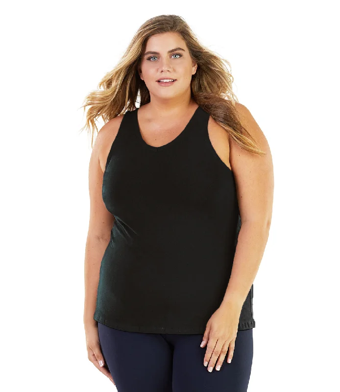 Hurry In Stretch Naturals Full Fit Tank Basic Colors