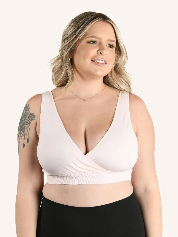 Stock Clearance The Alora - Nylon Seamless Sleep Bra