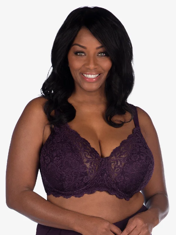 Overstock Clearance The Ava - Scalloped Lace Underwire Bra