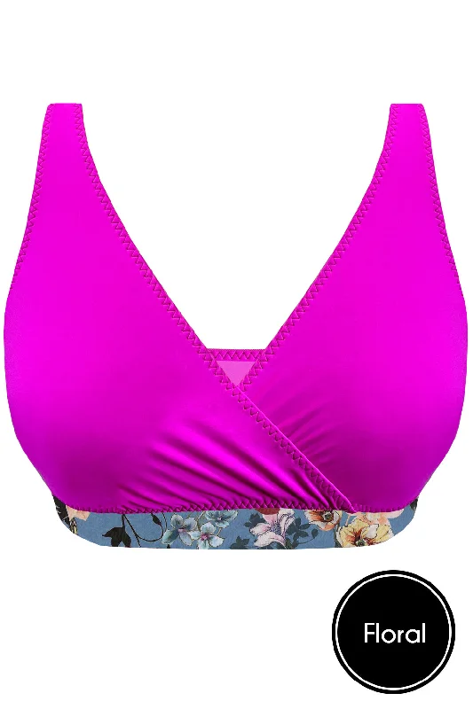 Neon Pink w/ Floral Band