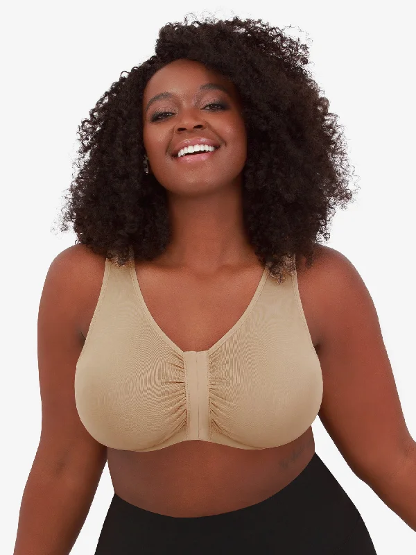 Unwind with Weekend Discounts The Laurel - Seamless Comfort Front-Closure Bra