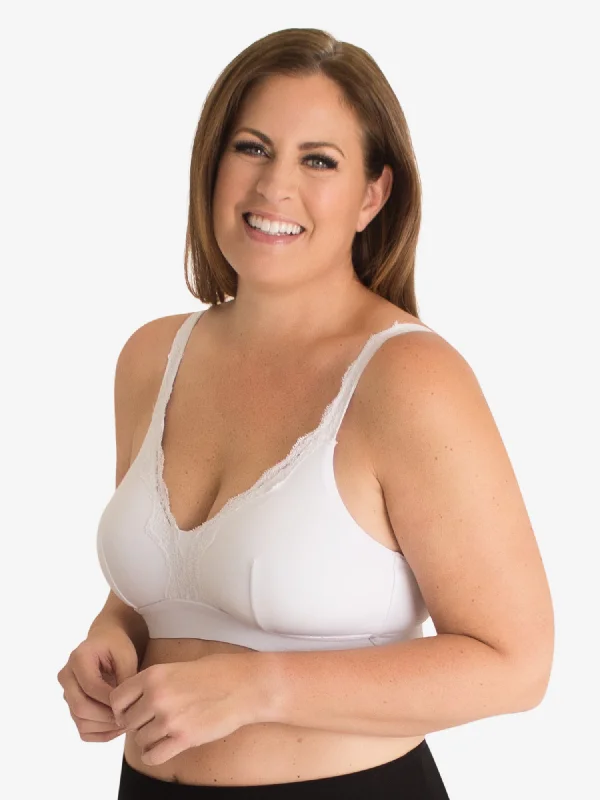 Great Deals The Lucille - Microfiber Lace Trim Bralette