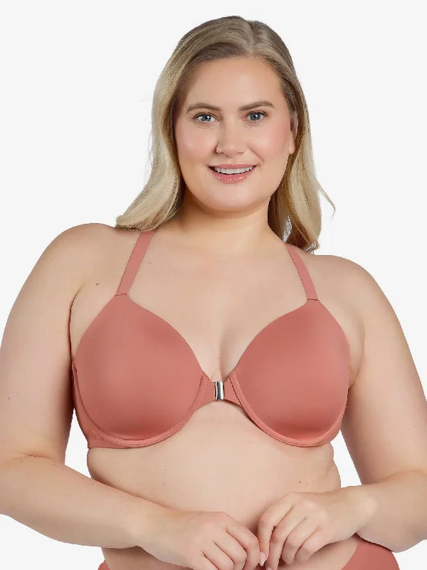 Final Clearance The Luna - Front-Closure Racerback Power Mesh Bra