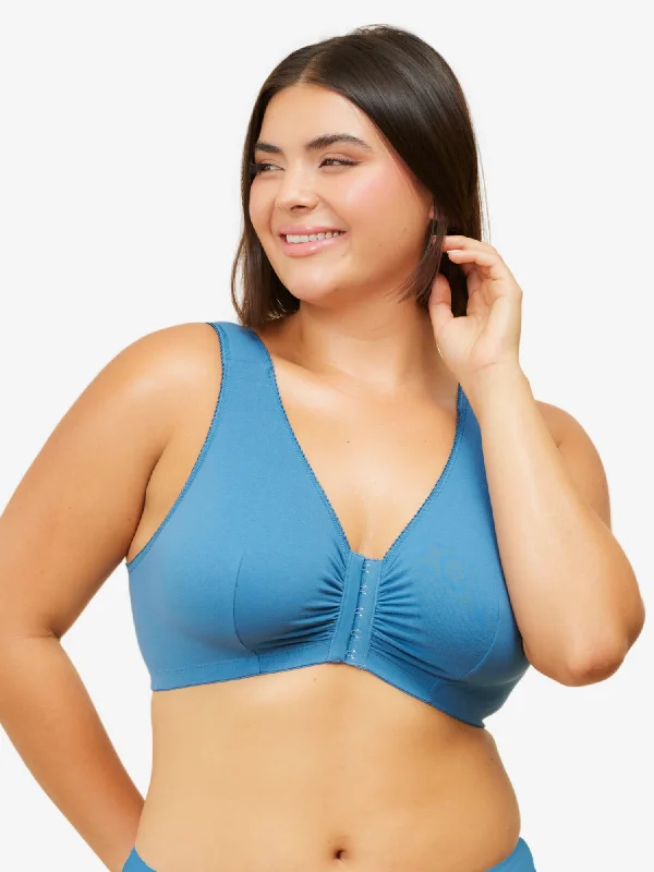 Weekend Deals That Dazzle The Meryl - Cotton Front-Closure Comfort & Sleep Bra