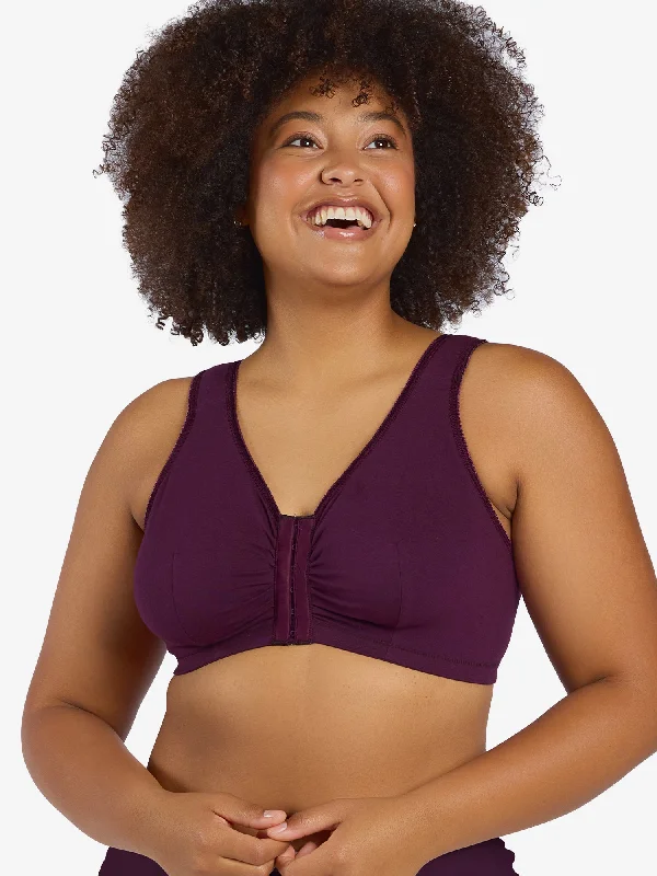Weekend Discounts to Love The Meryl - Cotton Front-Closure Comfort & Sleep Bra