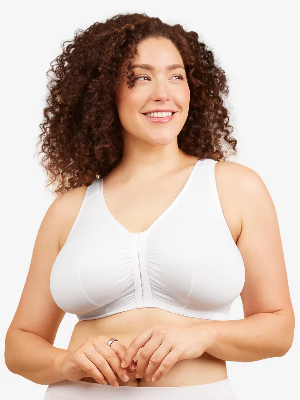 Price Drop The Meryl - Cotton Front-Closure Comfort & Sleep Bra