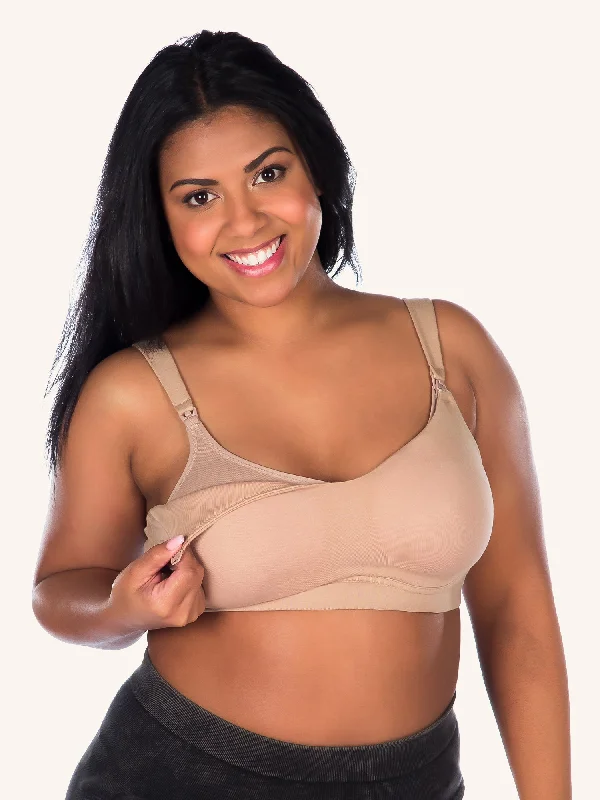 Time-Sensitive The Natalie -  Cotton Wirefree Nursing Sports Bra