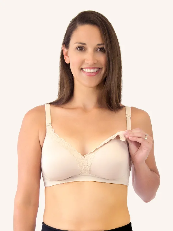 Don't Miss Out The Veronica - Silky Lace Nursing Bra