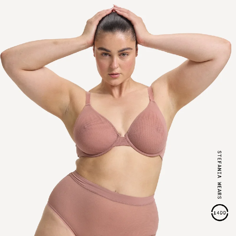 Year-End Deals Mesh Underwire Bra
