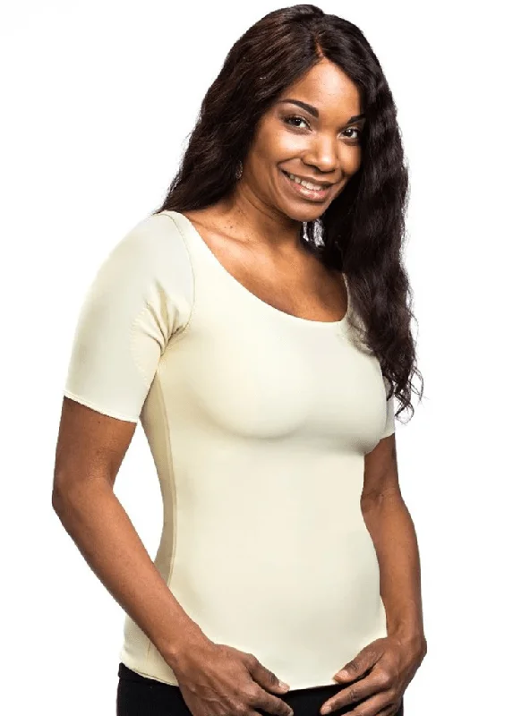 Price Break Wear Ease Axilla Compression T - Keep Chip Pads In Place With Pockets