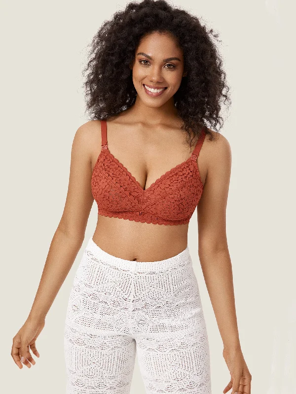 Quick Sale Lace Hands Free Pumping Bra