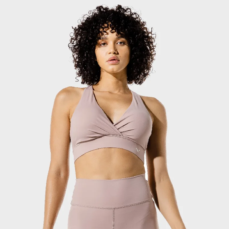 Quick Sale Women's Fitness - Wrap Sports Bra - Bark